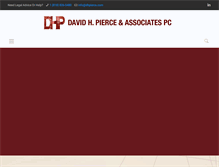 Tablet Screenshot of dhpierce.com